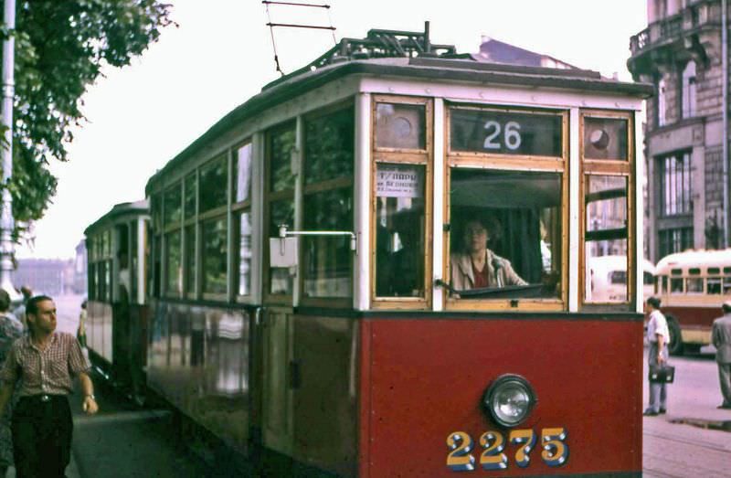 #43 A woman tram driver