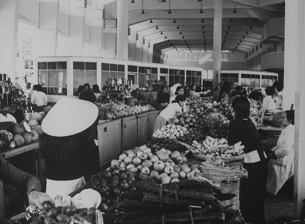 #35 New modern market in Dalat, 1961.