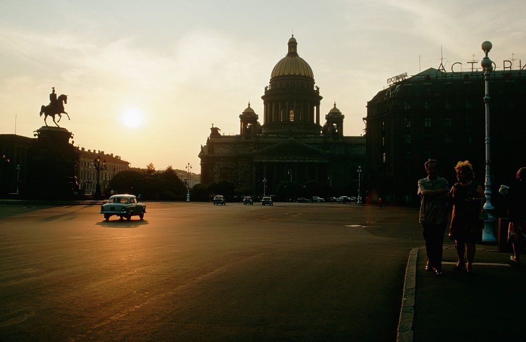 #4 Street in Front of St. Isaac’s Cathedral, Leningrad, 1972.