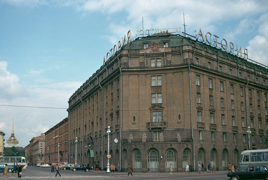 #5 The Hotel Astoria on Saint Isaac’s Square in Saint Petersburg, 1973.