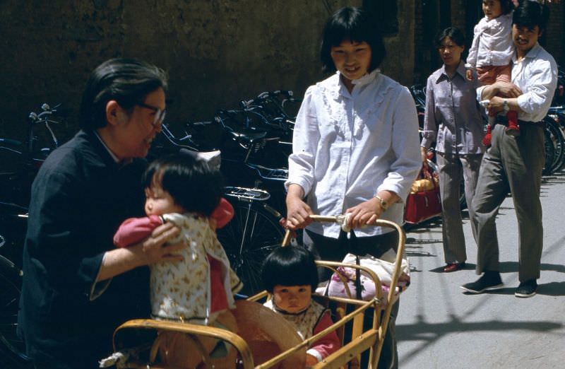 #43 Proud mother with twins