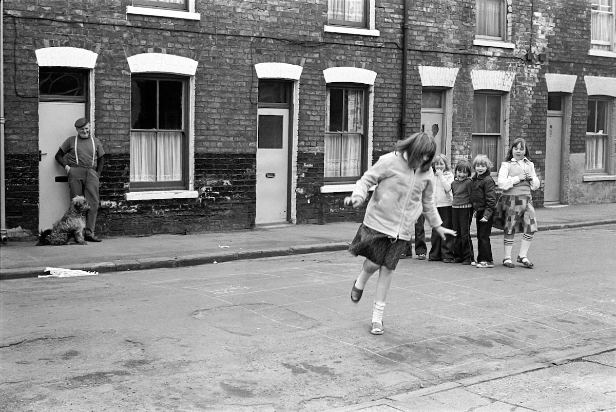 #19 Children playing, Hull, 1980s.