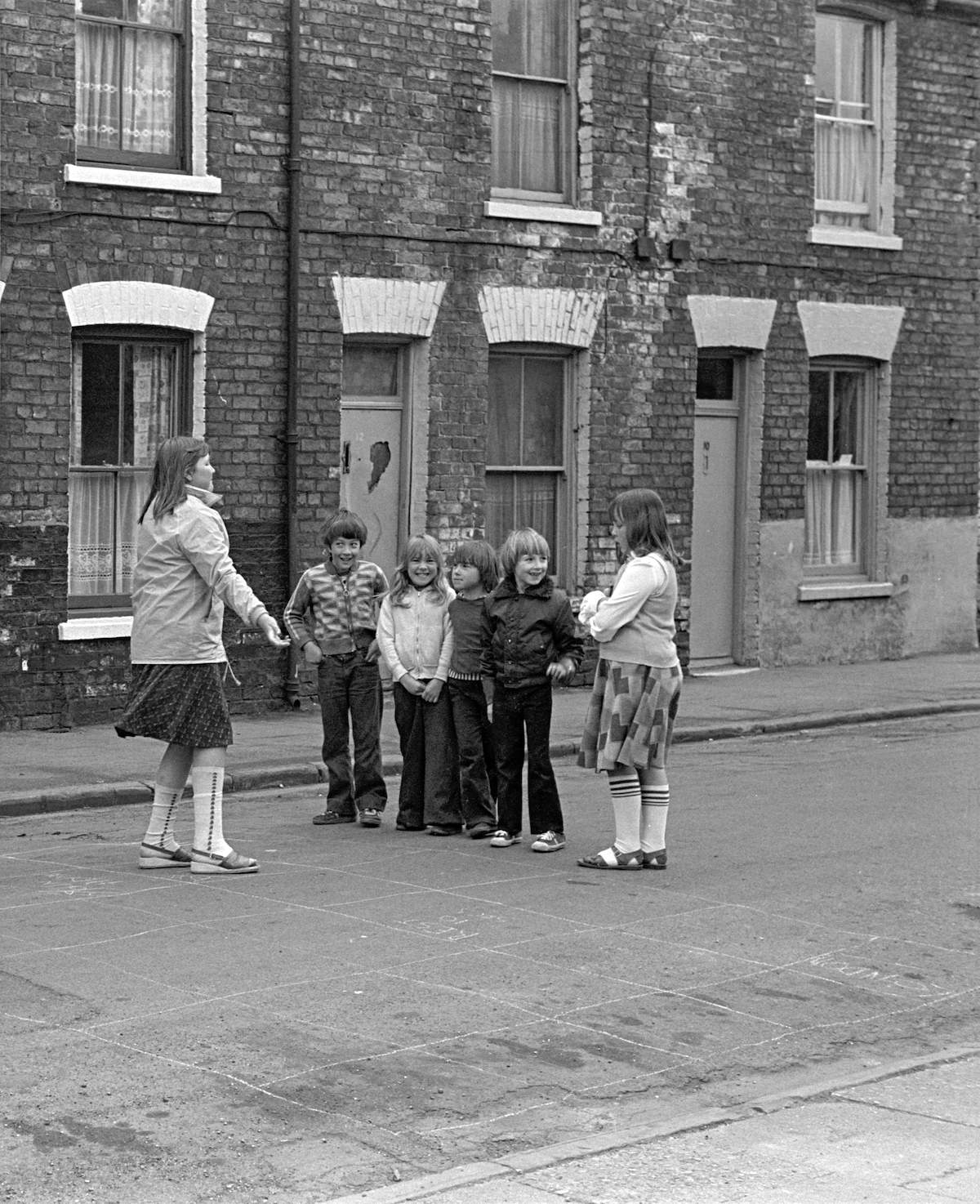 #31 Children’s Games, Street games, Walton St area, Hull, 1979