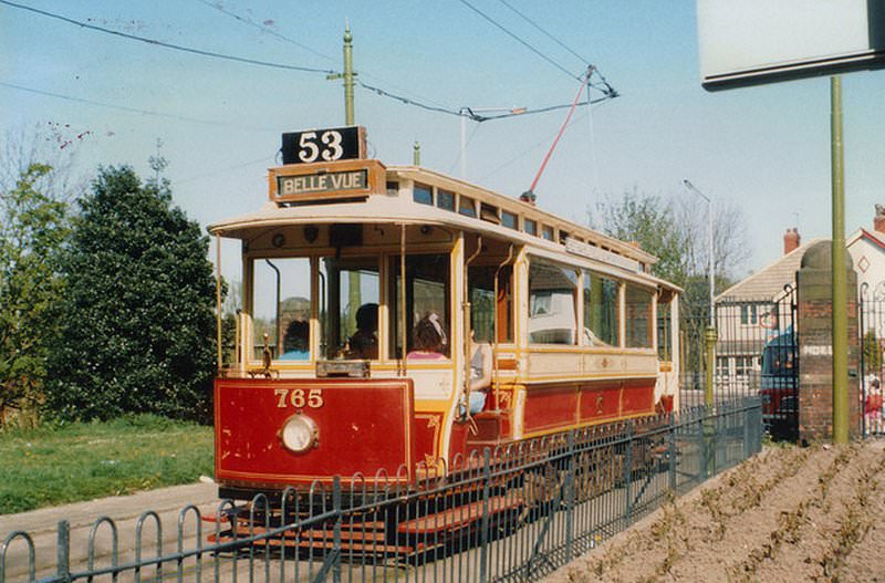 #25 Heaton Park tram, 1989
