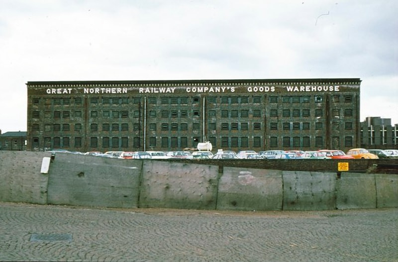 #60 GNR goods warehouse, Deansgate, 1980
