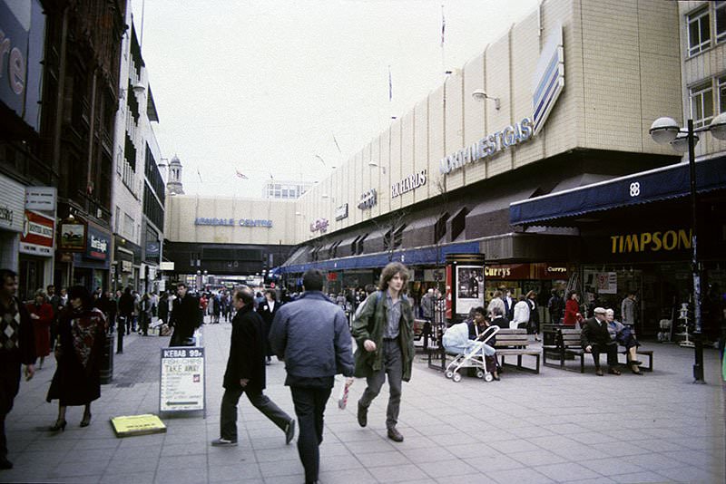 #26 Market Street and the Arndale Centre, 1989