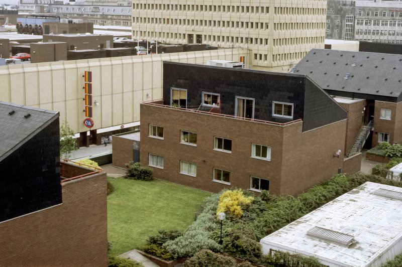 #2 Maisonettes on the roof of Manchester Arndale Centre, 1985