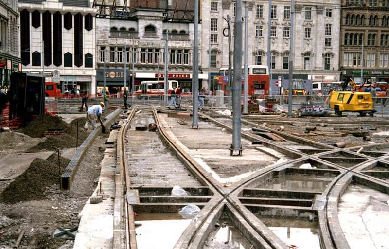 #19 Piccadilly Gardens junction, 1990s.