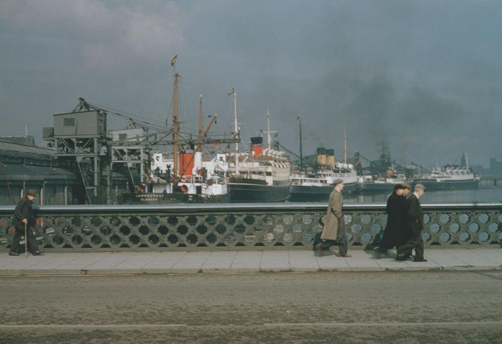 #4 The dock area in Belfast, 1955.