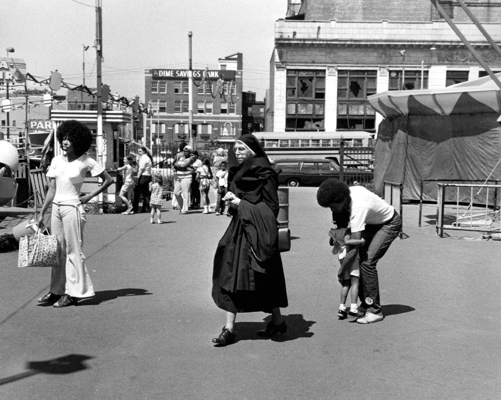 #2 Brooklyn’s Coney Island amusement park, 1973.