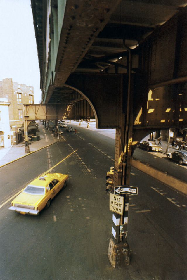#52 New Utrecht Avenue at the 55th Street Station, 1977