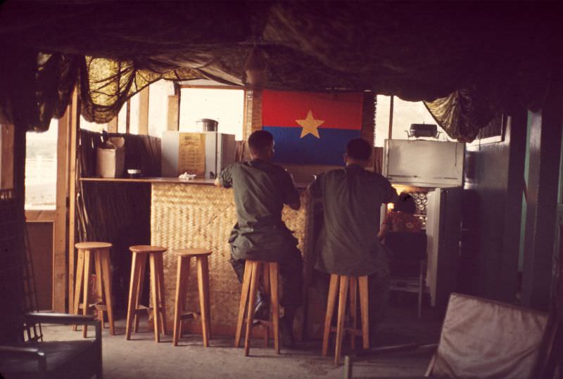 #9 10th PsyOp Battalion Officers Club in Can Tho, 1968