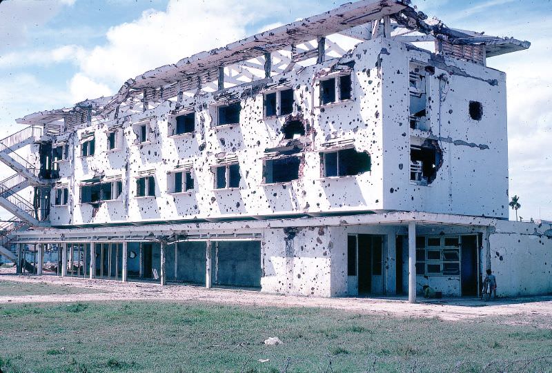 #10 Aftermath of the Tet Offensive in Can Tho, 1968