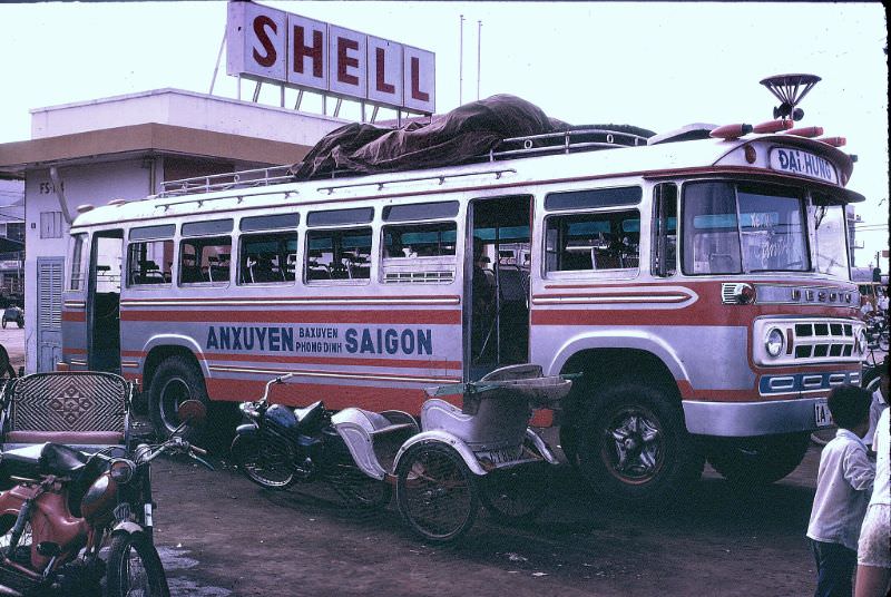 #29 Saigon bus in Can Tho, 1968