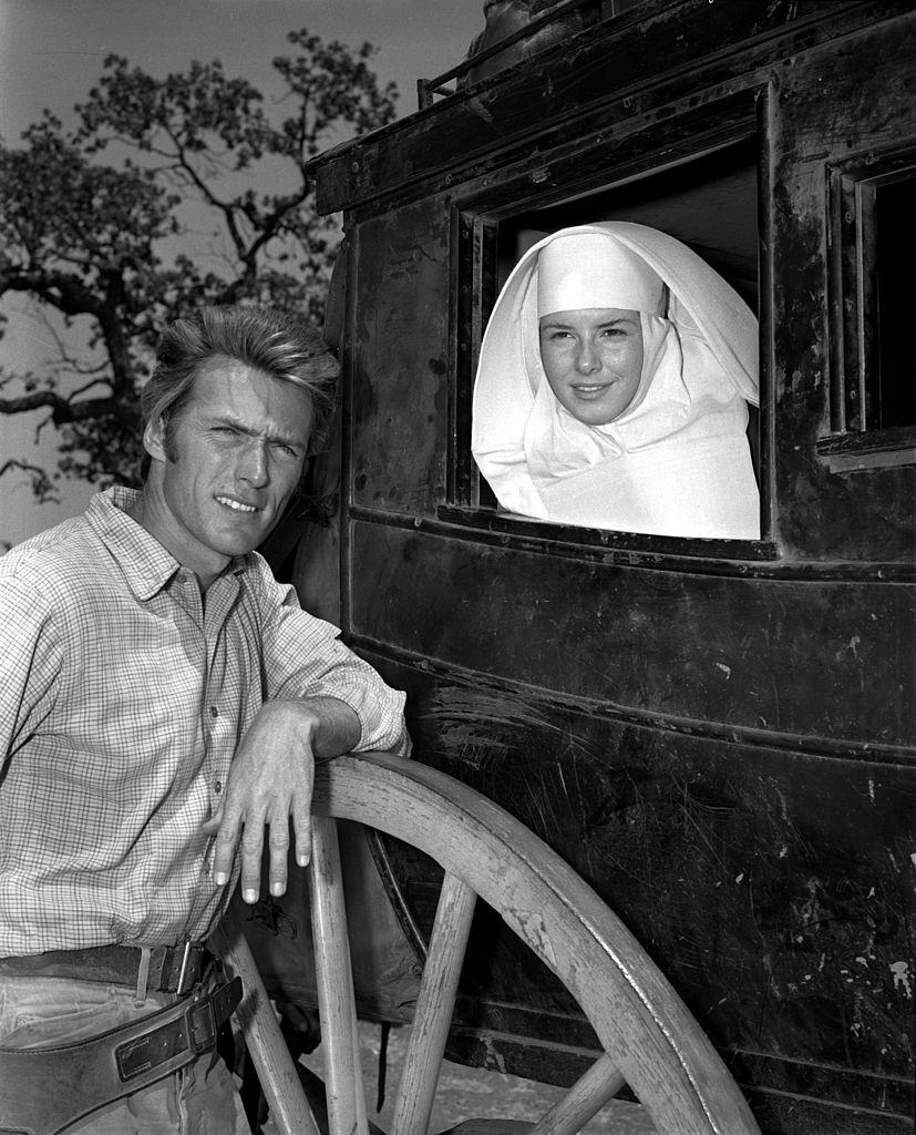 #30 Clint Eastwood with Gigi Perreau, 1960.