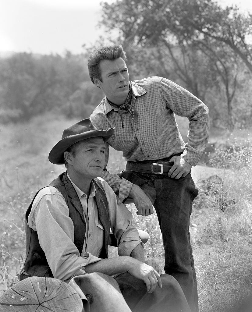 #64 Clint Eastwood with Eric FLeming, 1962.