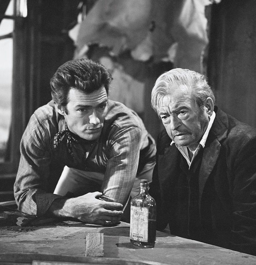 #39 Clint Eastwood with Claude Rains, 1962.