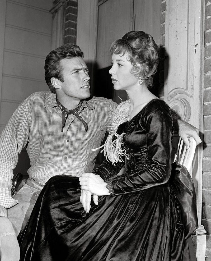 #40 Clint Eastwood with Beverly Garland, 1962.