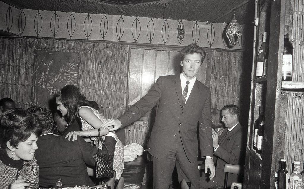 #51 Clint Eastwood with Tiffany, a Thailand actress, 1967