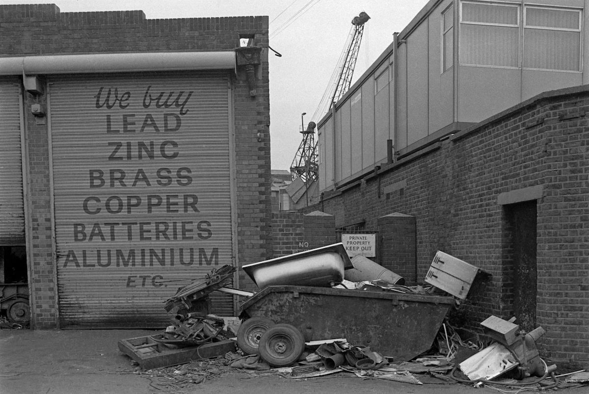 #26 Scrap Metal, Stowage, Deptford, Greenwich, 1984