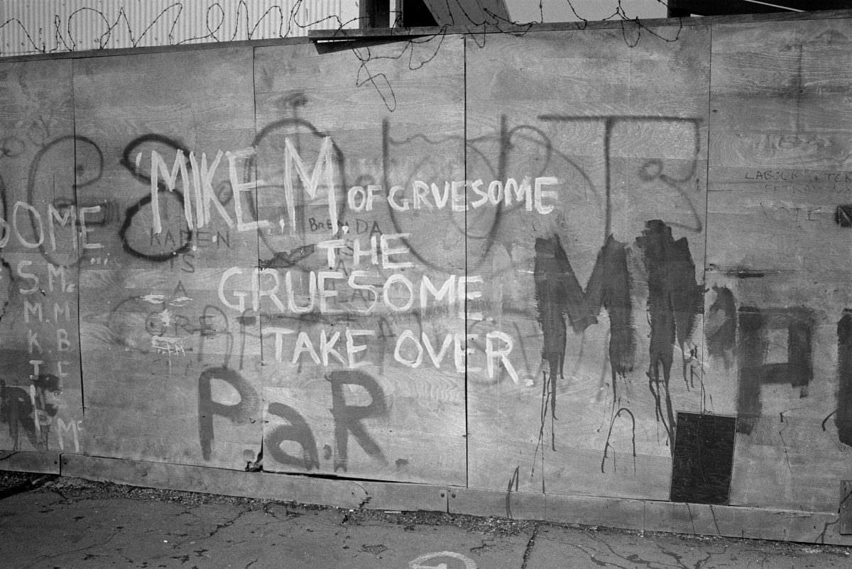 #31 The Gruesome Clapton, Hackney, 1982