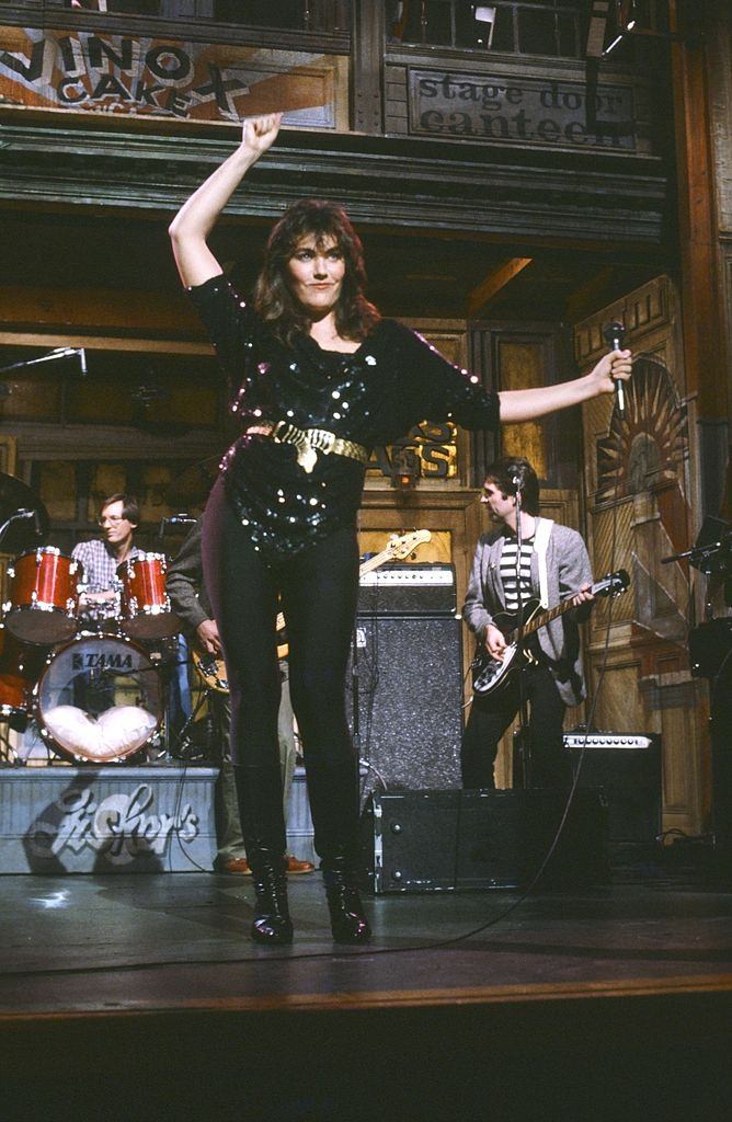 #28 Laura Branigan during the musical performance on December 4, 1982