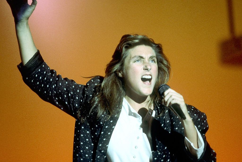 Laura Branigan on the stage, 1970.