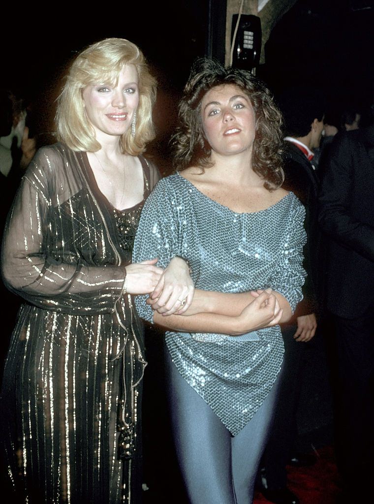 #43 Laura Branigan with Shannon Tweed, 1984.