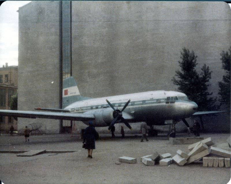 #5 Plane in empty lot, Leningrad, circa mid-1970s