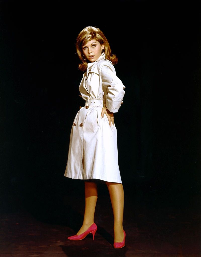Nancy Sinatra on the set of ‘The Last of the Secret Agents’, 1966.