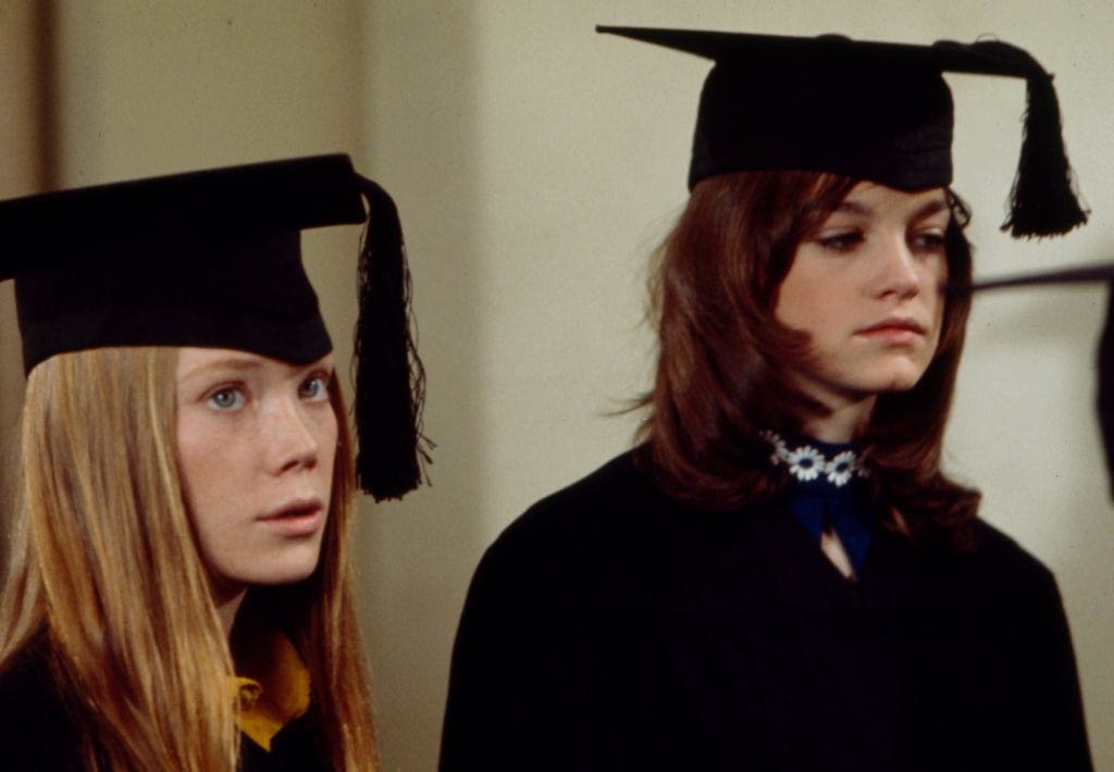 #29 Pamela Sue Martin with Sissy Spacek, 1973.