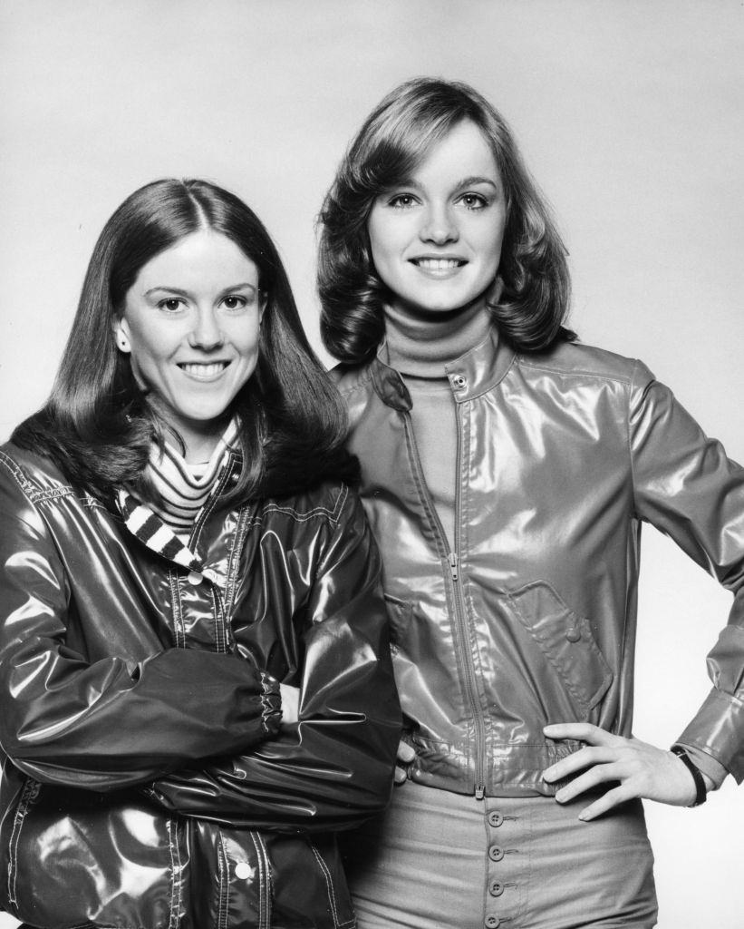 #1 Pamela Sue Martin with Jean Rasey, 1977.