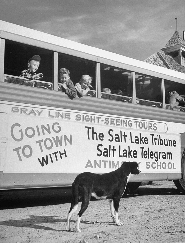 #11 Antimony School Kids Visit Salt Lake City, May 1948.