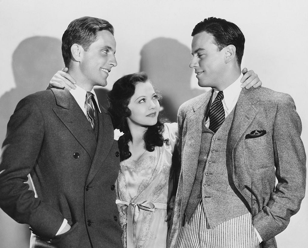 #13 Sylvia Sidney with Phillips Holmes and Norman Foster, 1932.