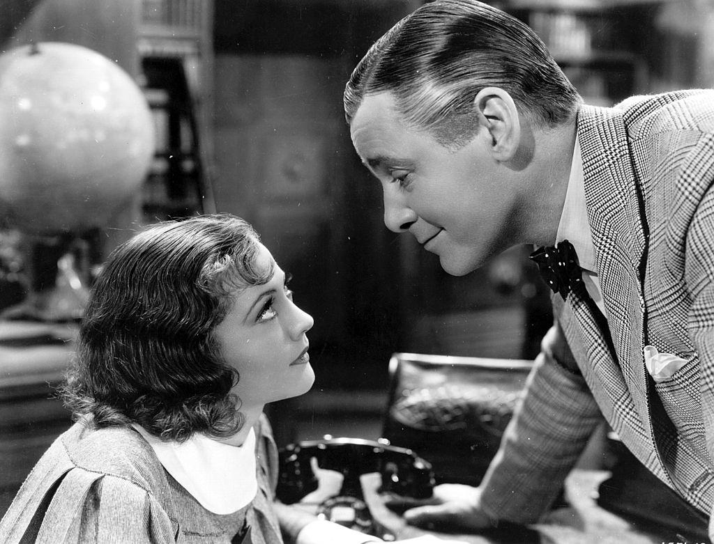 #46 Sylvia Sidney with Herbert Marshall in ‘Accent on Youth’, 1935.