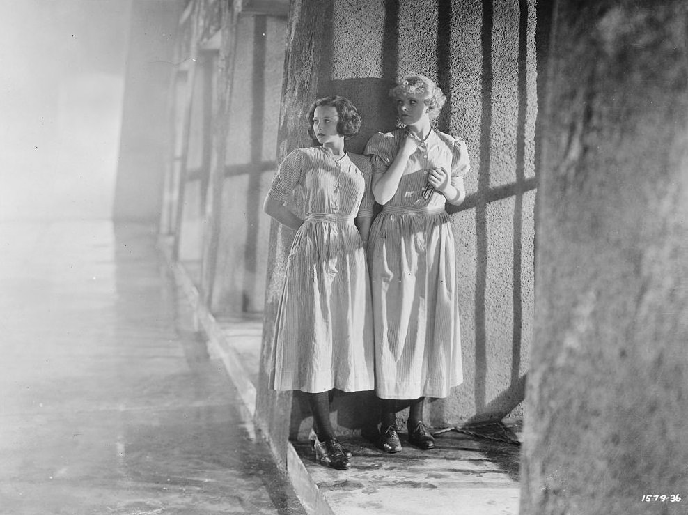 #56 Sylvia Sidney in the movie ‘Mary Burns Fugitive’, 1935.