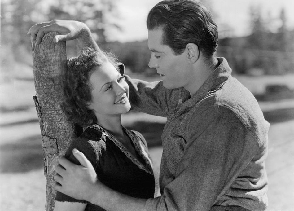 #65 Sylvia Sidney and Henry Fonda in the movie ‘The trail of the Lonesome Pine’, 1936.