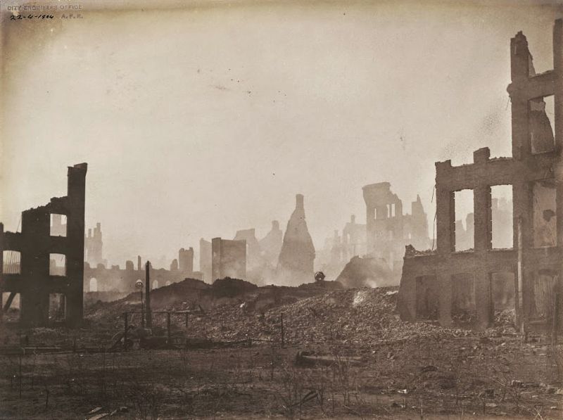 #11 The ruins of Great Toronto Fire