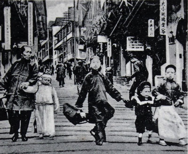 #45 Stone steps of Pottinger Street, Hong Kong
