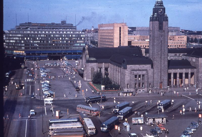 #30 Railroad station area in Helsinki, 1968