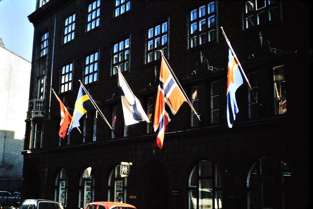 #50 Scandinavian flags, 1960s