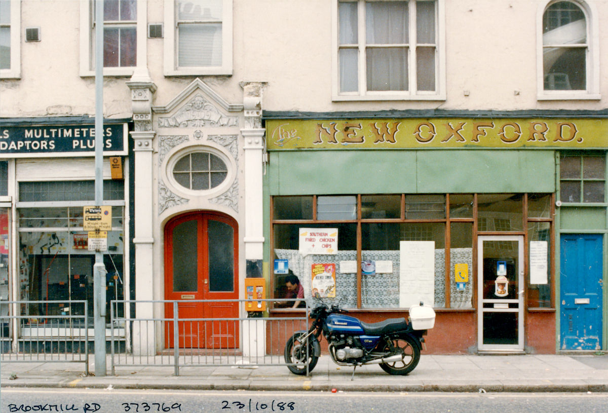 #14 New Oxford Cafe, Brookmill Road, Deptford, Lewisham, London, 1988