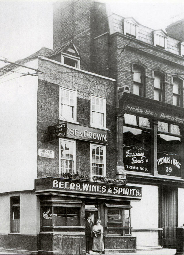 #22 The Rose and Crown at 38 Broadmead, Bristol, ca. 1890s