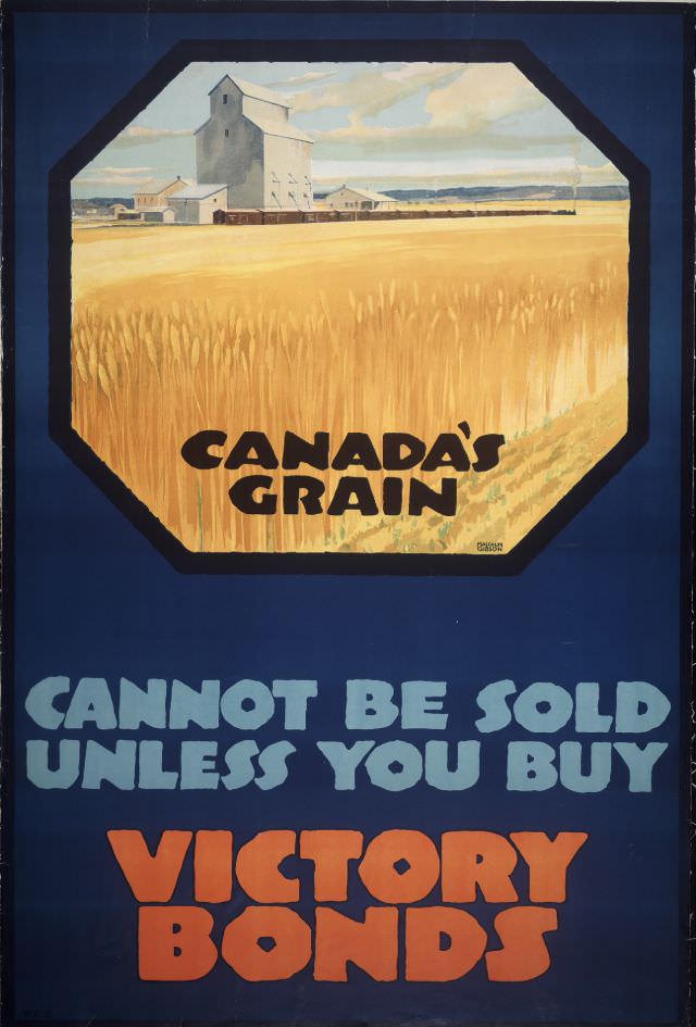 Canada’s Grain Cannot Be Sold Unless You Buy Victory Bonds