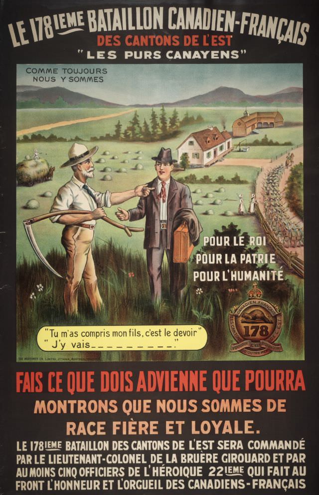 Le 178ième Bataillon Canadien-Français des Cantons-de-l’Est
