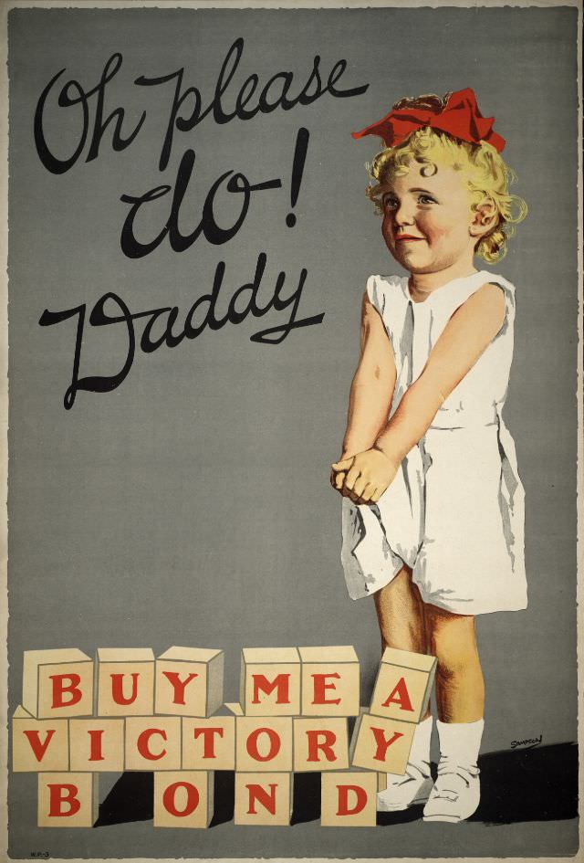 Oh, please do! Daddy, Buy Me a Victory Bond