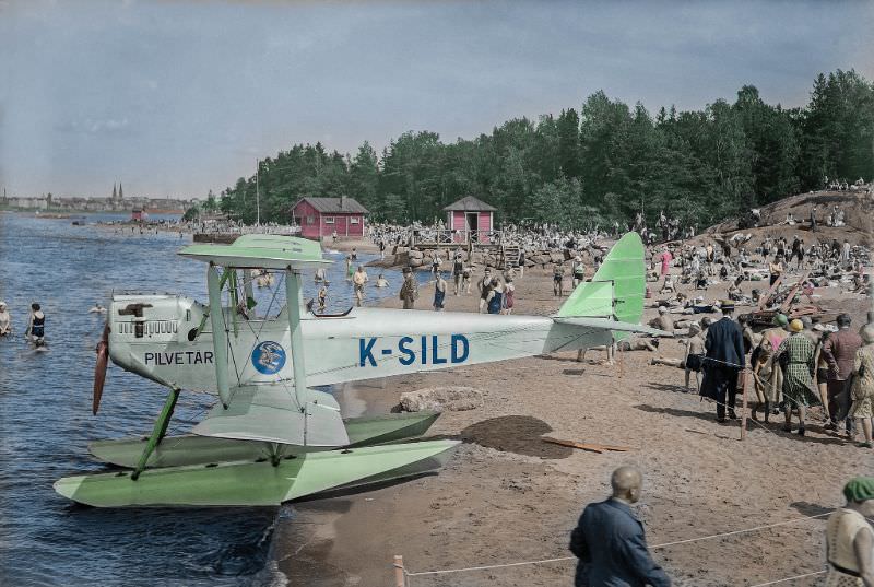 The De Havilland D.H.60X “Pilvetär” in Helsinki, 1931