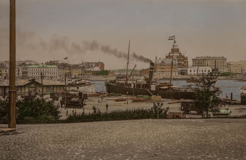 Helsink’s Southern harbour, 1920s.