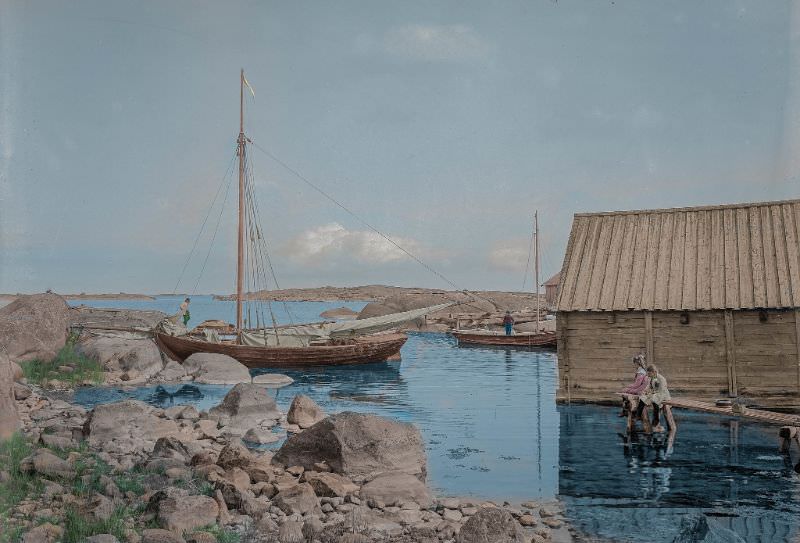 #12 An idyllic summer day in the Åland archipelago, 1910