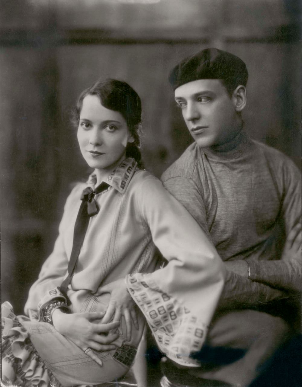 #18 Fred and Adele Astaire on the set of Lady Be Good, 1926.